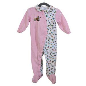 HBC Baby Girl Footie Pajamas 12-18 M Pink Vancouver 2010 Sumi Quatchi Miga Pink